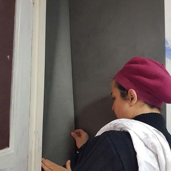 Castillo Pintors papel para pared de color gris